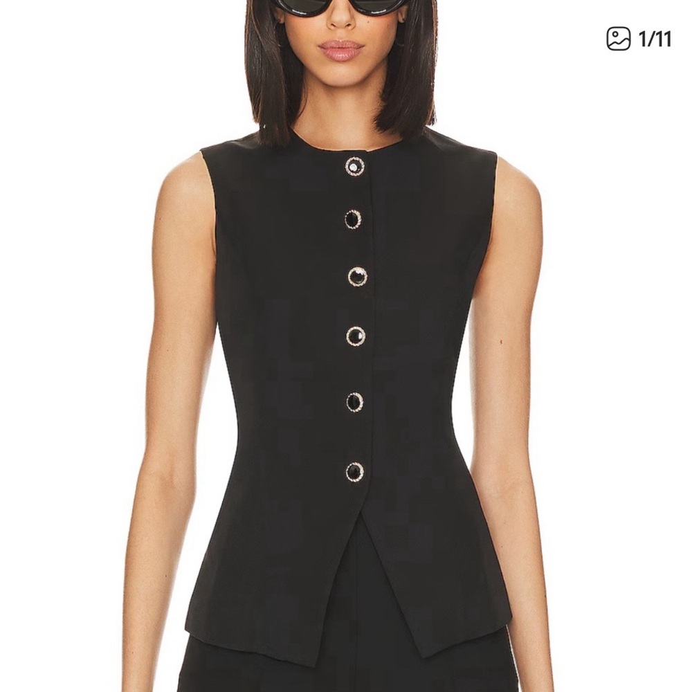 SNDYS x Revolve Emiliana Top in Black Size XL